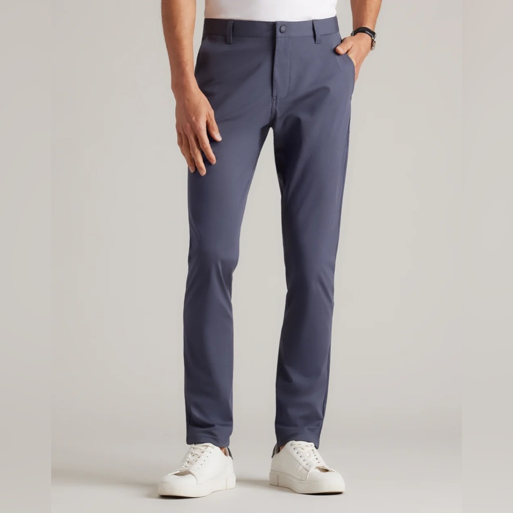 RHONE Commuter Dress Pants, Iron - Slim